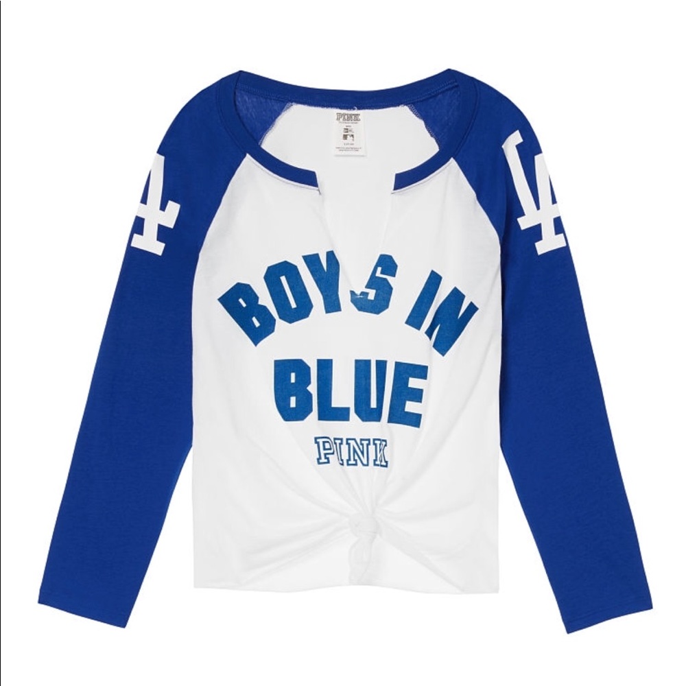 VS PINK dodgers shirt